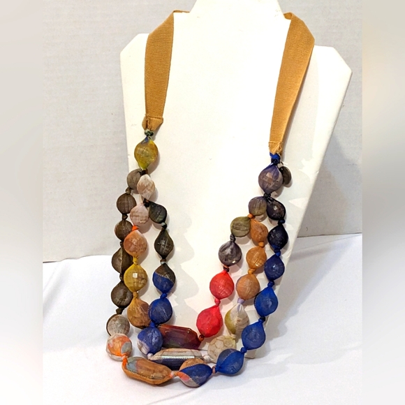 Silvia Tcherassi Paris Couture Runway Modern Art Necklace Avant Garde - Picture 4 of 16